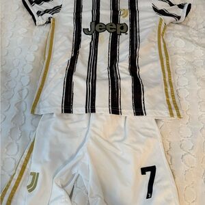 Juventus Kids Matching Set - Black, White, Gold